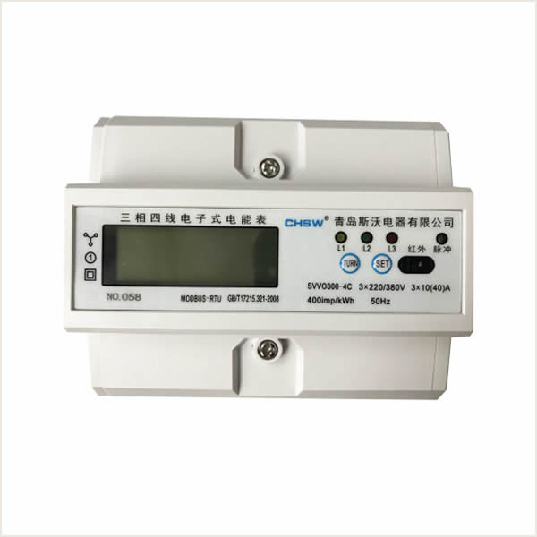 三相四線(xiàn)智能電能表液晶遠(yuǎn)程RS485通訊SVVO300-4C-MOBUS-RTU協(xié)議